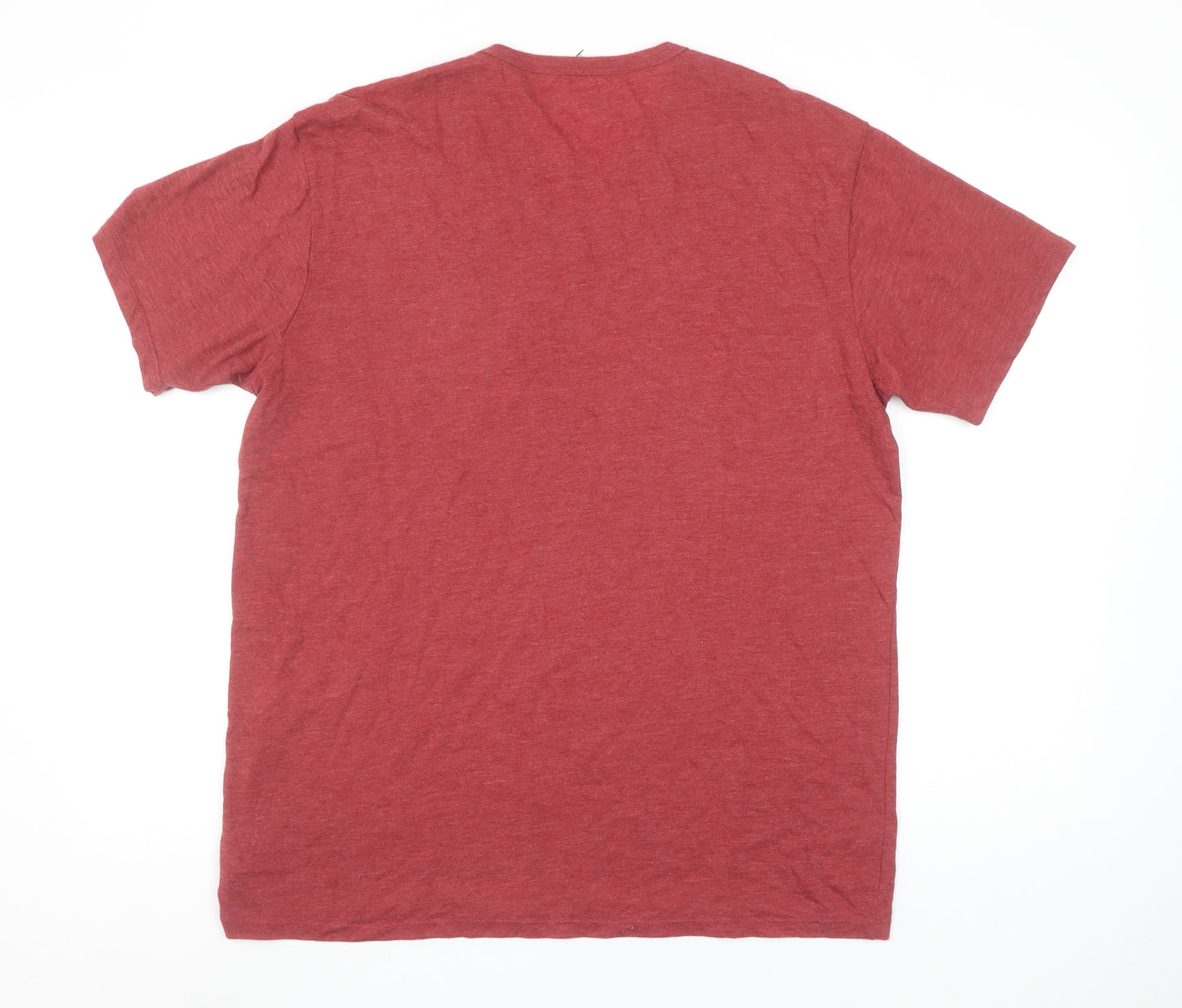 Gap Men's Red Graphic Music Print Crew Neck T-Shirt Size L