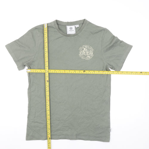 TOG24 Women's Green Cotton Whitby T-Shirt Size S Casual Top