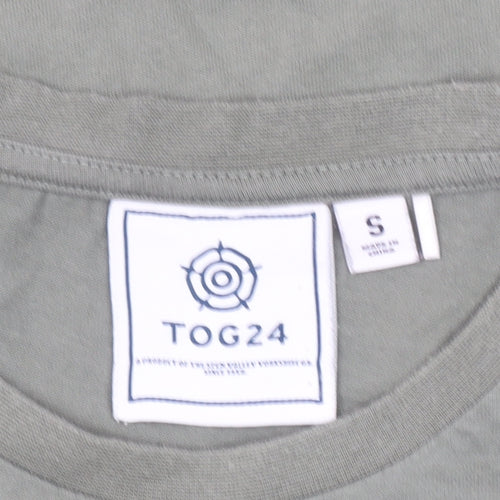 TOG24 Women's Green Cotton Whitby T-Shirt Size S Casual Top