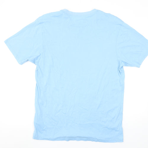 IKEA Men’s Blue Graphic Print Cotton T-Shirt Size L