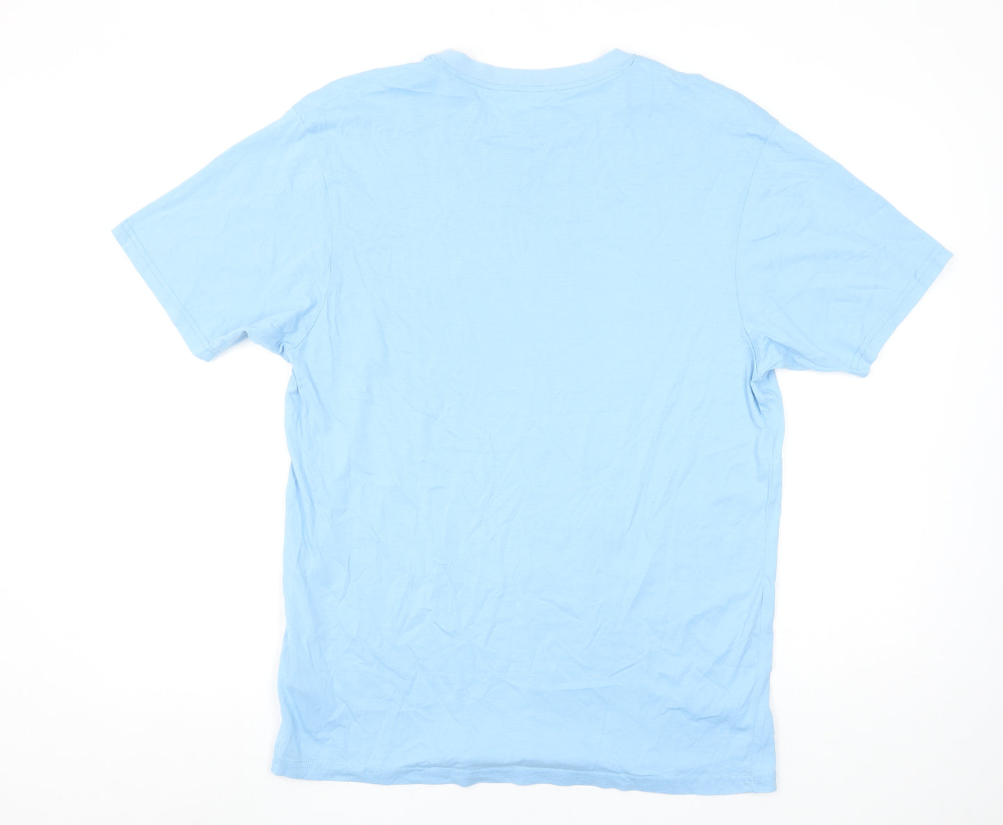 IKEA Men’s Blue Graphic Print Cotton T-Shirt Size L