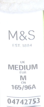 Marks and Spencer Women Beige Striped Knit Jumper Medium