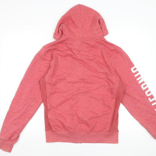 SoulCal & Co Women’s Pink Full Zip Hoodie Size M Cotton Blend