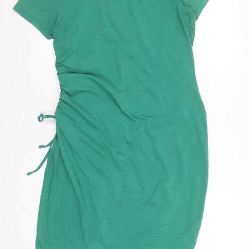 Vero Moda Women’s Green XL Ruched T-Shirt Dress Casual