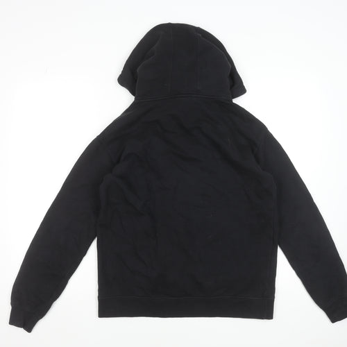 Champion Men's Black Small Pullover Hoodie with Embroidered Logo