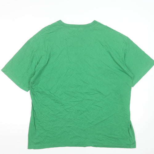 Marks and Spencer Men's Green XL California Surf Club Vintage T-Shirt