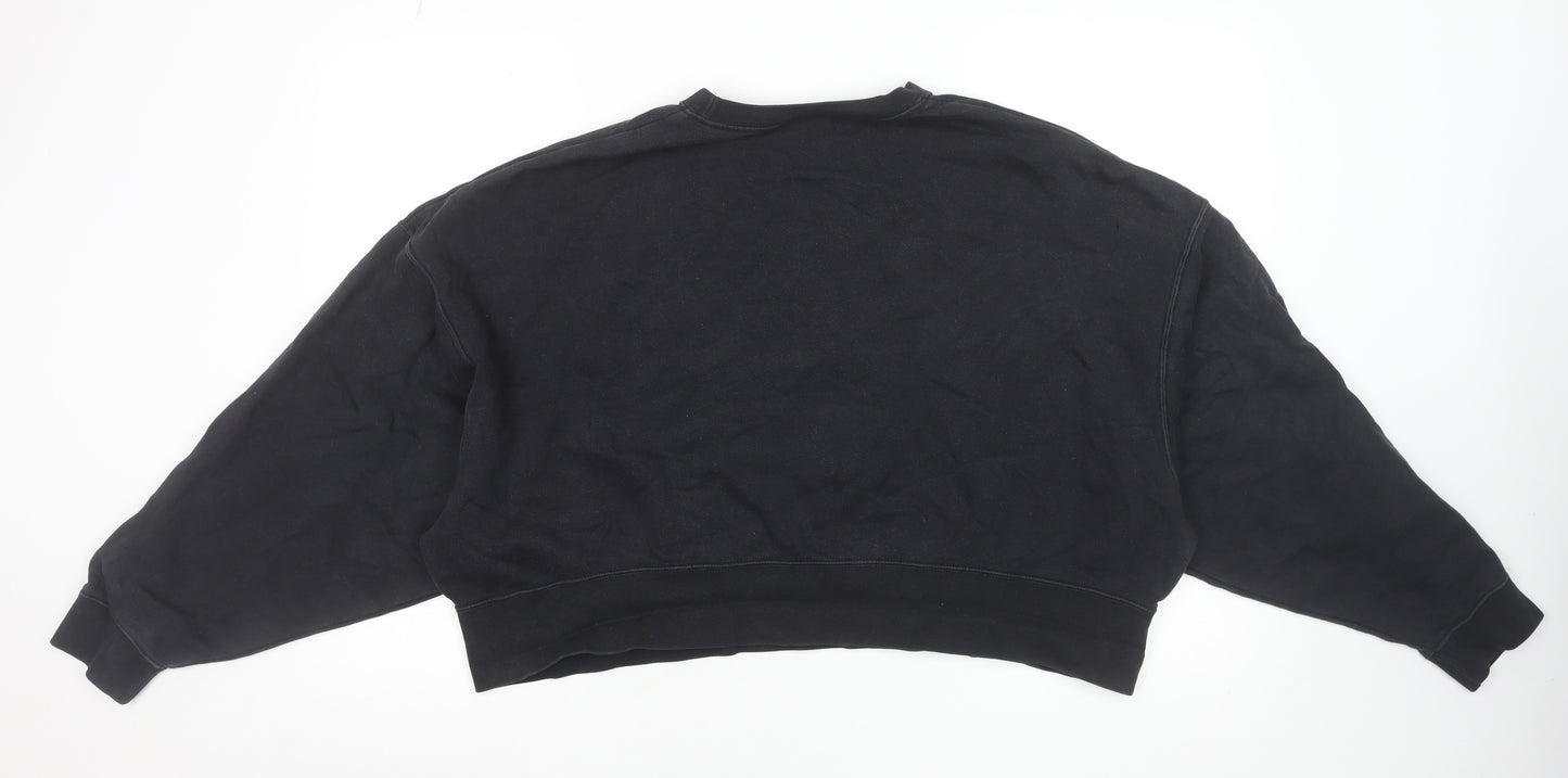 Nike Men's Black Crew Neck Pullover Sweatshirt Size M