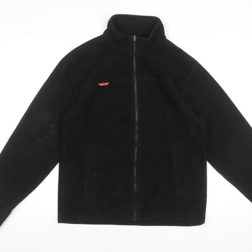 Rockport XCS Men's Black Fleece Full Zip Jacket Size S
