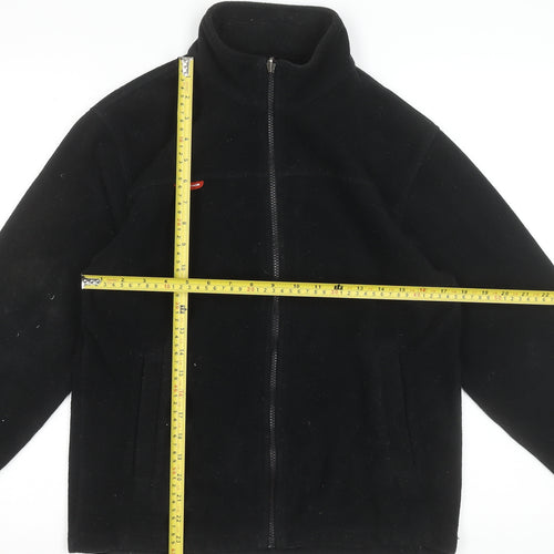 Rockport XCS Men's Black Fleece Full Zip Jacket Size S