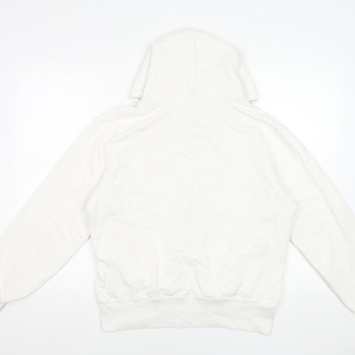 Uniqlo Women’s White Pullover Hoodie Size S Cotton Blend