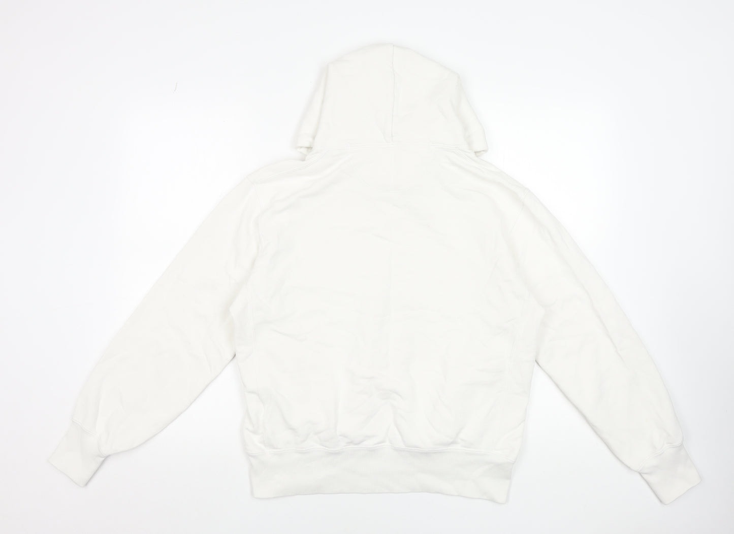 Uniqlo Women’s White Pullover Hoodie Size S Cotton Blend