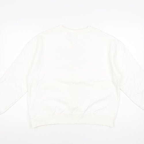 Zara Disney Girls White Mickey Mouse Pullover Sweatshirt 13-14 Years