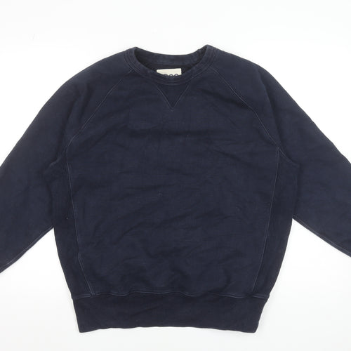 Gap Men's Blue Crew Neck Pullover Sweatshirt Size M Classic Fit