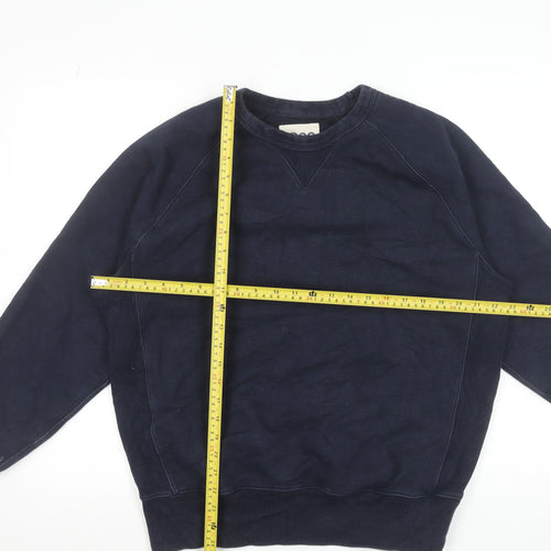 Gap Men's Blue Crew Neck Pullover Sweatshirt Size M Classic Fit