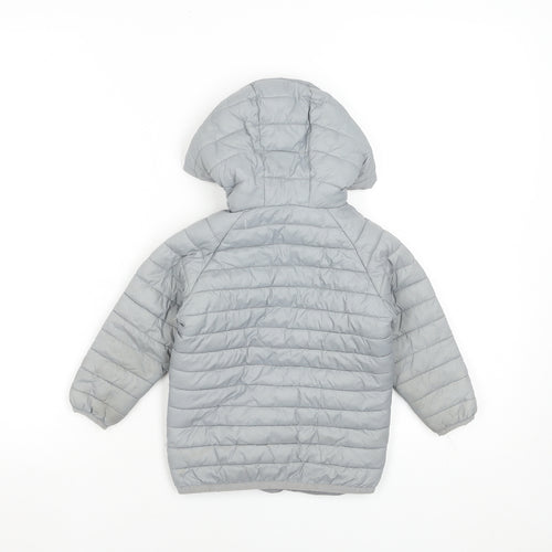 McKenzie Grey Puffer Jacket 18-24 Months Hooded Lightweight Winter Coat