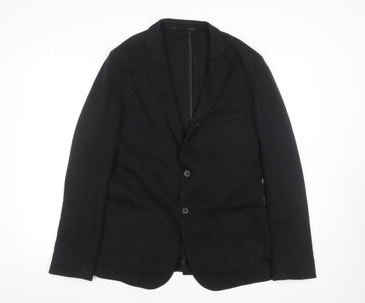 Burton Menswear London Men's Black 40R Regular Fit Blazer Jacket