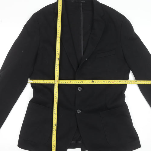 Burton Menswear London Men's Black 40R Regular Fit Blazer Jacket