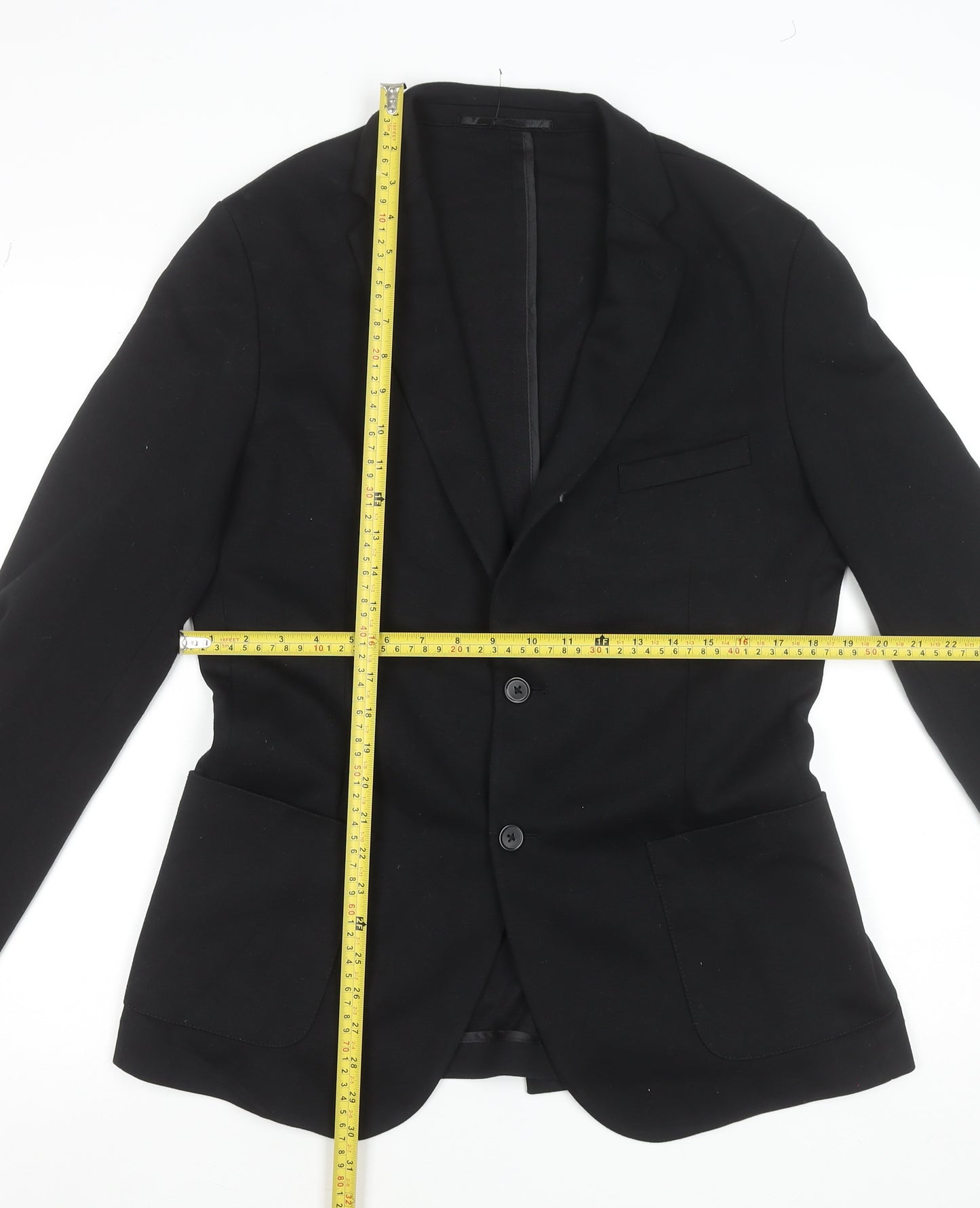 Burton Menswear London Men's Black 40R Regular Fit Blazer Jacket