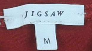 Jigsaw Women’s Red 3/4 Sleeve Basic Jersey Top Size M