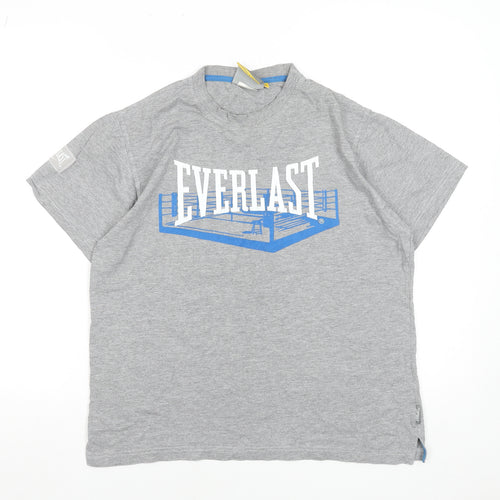 Everlast Men’s Grey Short Sleeve Crew Neck Sports T-Shirt Size S