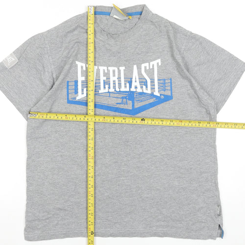 Everlast Men’s Grey Short Sleeve Crew Neck Sports T-Shirt Size S