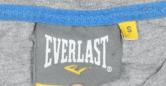Everlast Men’s Grey Short Sleeve Crew Neck Sports T-Shirt Size S