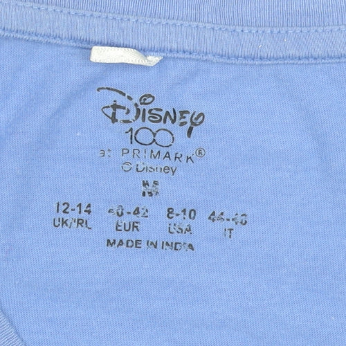 Disney Primark Women's Blue Mickey Mouse T-Shirt Nightshirt Size 12-14