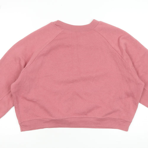Torkia Apparel Women’s Pink New York Pullover Sweatshirt Size M