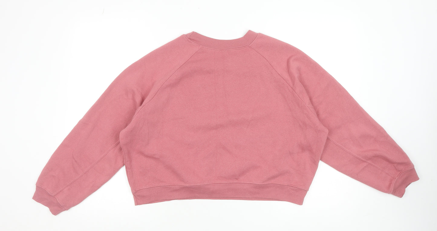 Torkia Apparel Women’s Pink New York Pullover Sweatshirt Size M