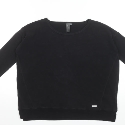Sweaty Betty Womens Black Basic Long Sleeve Jersey Top Size S