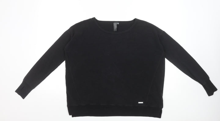 Sweaty Betty Womens Black Basic Long Sleeve Jersey Top Size S