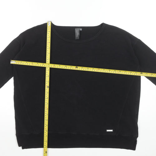 Sweaty Betty Womens Black Basic Long Sleeve Jersey Top Size S