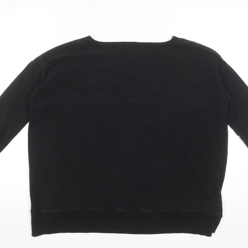 Sweaty Betty Womens Black Basic Long Sleeve Jersey Top Size S