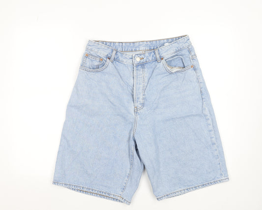 DRDENIM Men's Light Blue Denim Chino Shorts Size 31 Regular Fit
