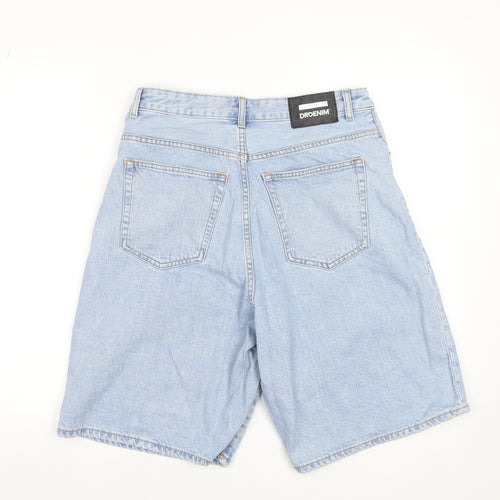 DRDENIM Men's Light Blue Denim Chino Shorts Size 31 Regular Fit