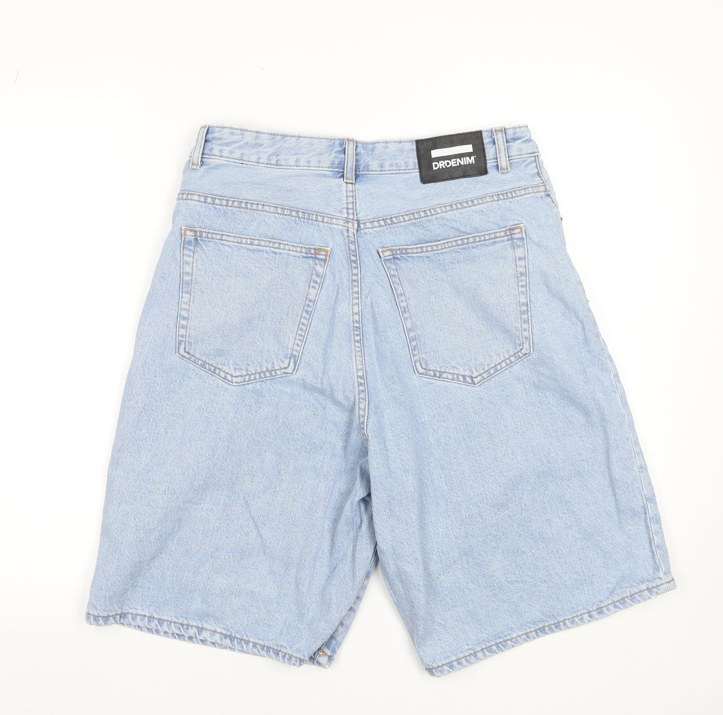 DRDENIM Men's Light Blue Denim Chino Shorts Size 31 Regular Fit