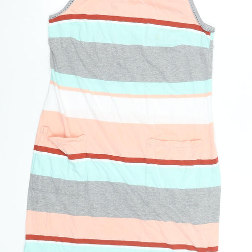 White Stuff Women’s Multicoloured Size 12 Sleeveless Tank Dress