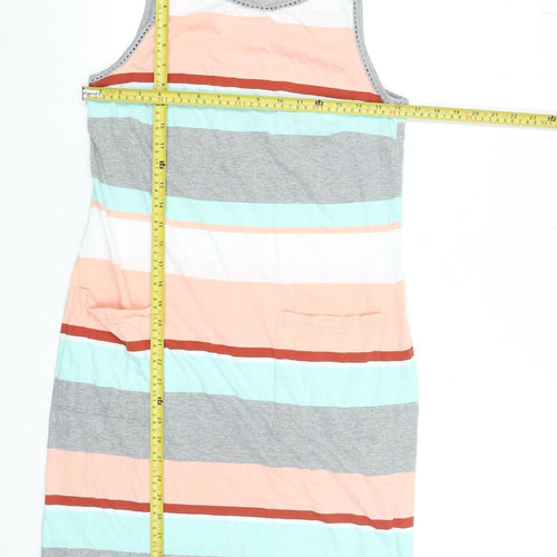 White Stuff Women’s Multicoloured Size 12 Sleeveless Tank Dress