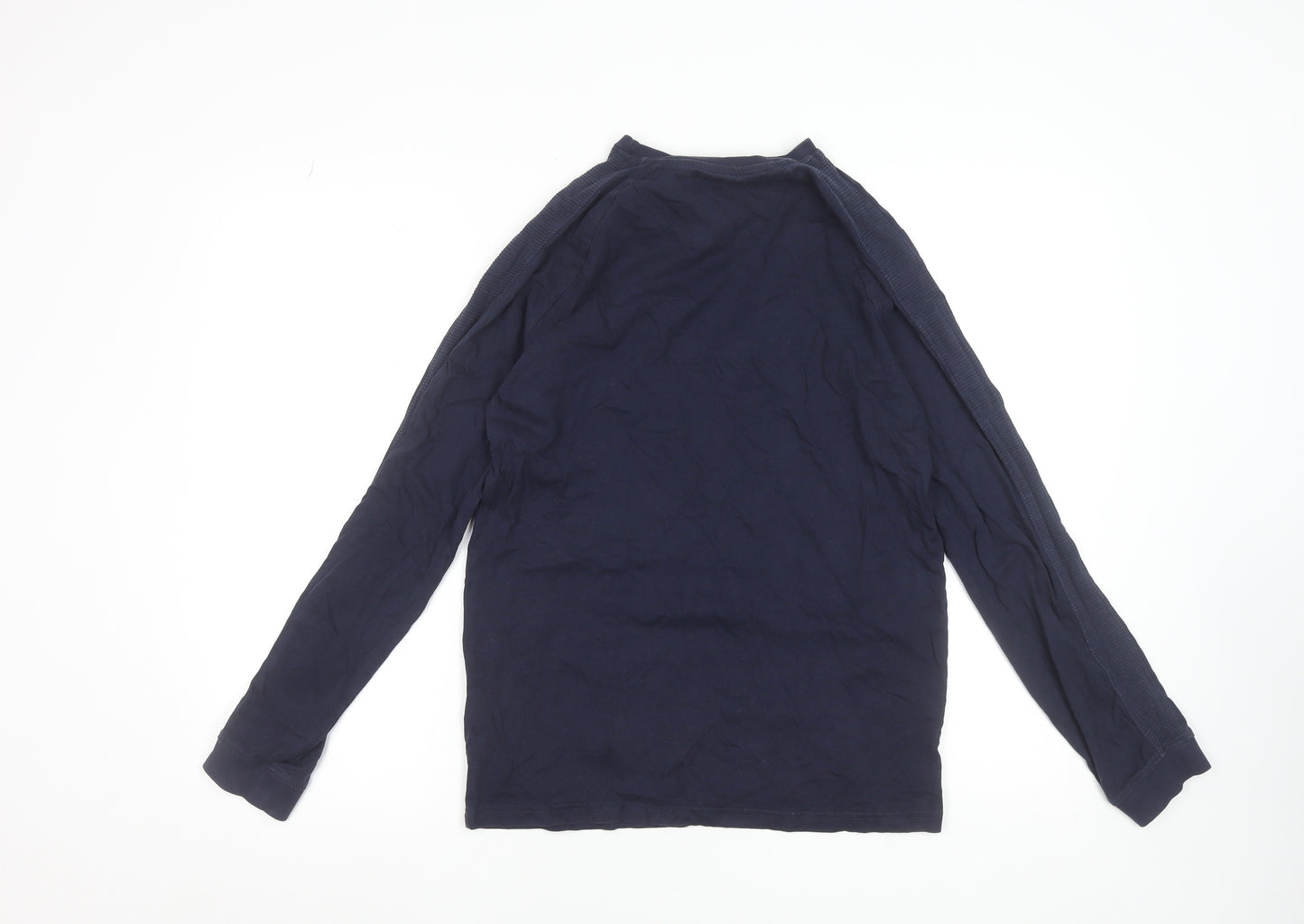 Lyle & Scott Junior Boys Blue Long Sleeve Cotton Logo T-Shirt 15-16 Years