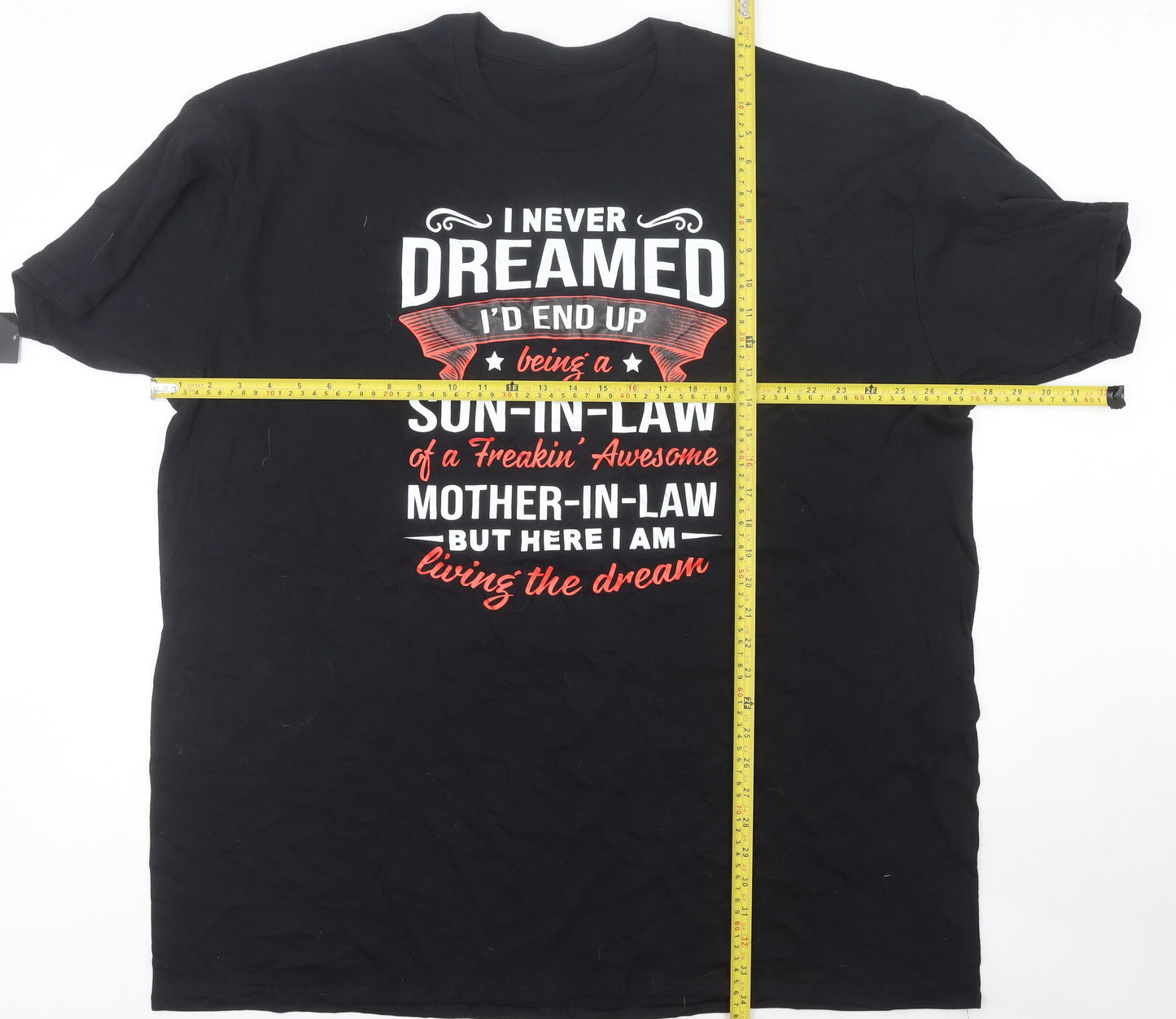 Norsar Apparel Men's Black 4XL Funny Graphic Cotton T-Shirt