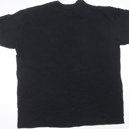 Norsar Apparel Men's Black 4XL Funny Graphic Cotton T-Shirt