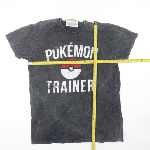 Pokémon Womens Black Graphic T-Shirt by Bioworld Size M Cotton Casual