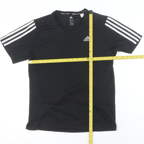 Adidas Men's Black Climalite Running T-Shirt Size S Athletic Fit