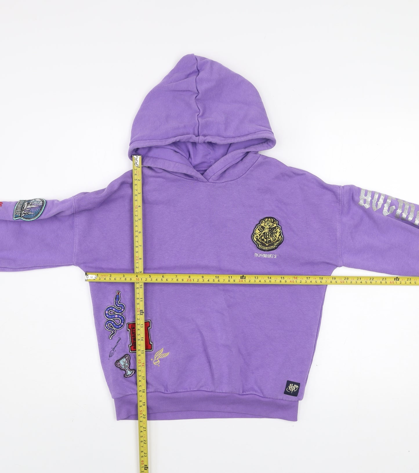 Marks and Spencer Girls Purple Harry Potter Pullover Hoodie 8-9 Years