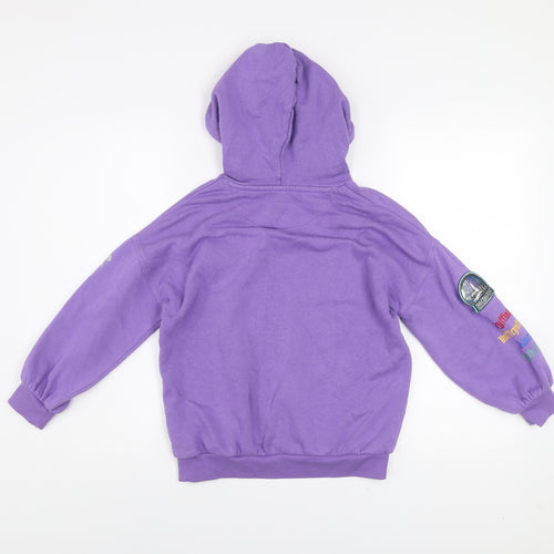 Marks and Spencer Girls Purple Harry Potter Pullover Hoodie 8-9 Years