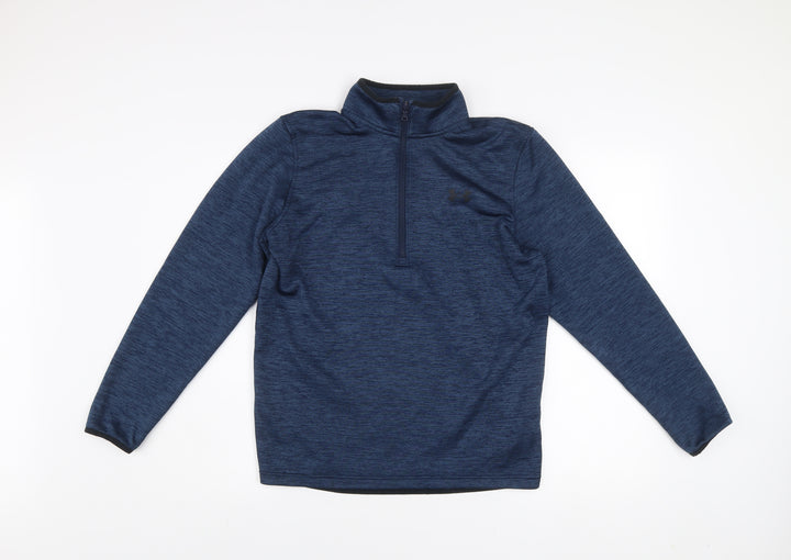 Under Armour Men’s Blue 1/4 Zip Fleece Sweatshirt Size S