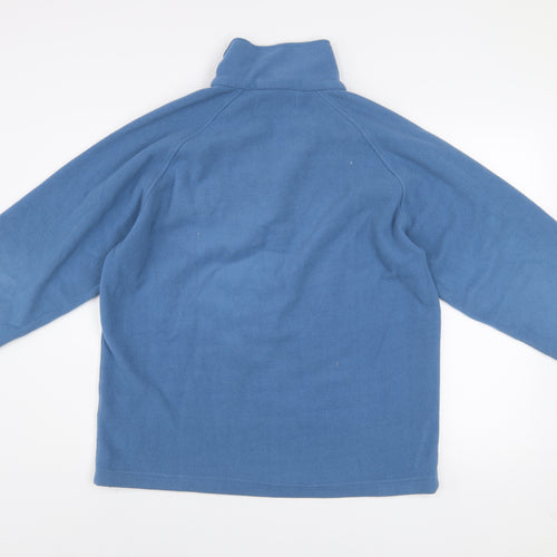 Kappa Men's Blue Fleece 1/4 Zip Pullover Sweatshirt Medium