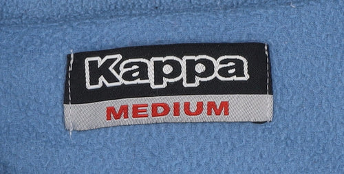 Kappa Men's Blue Fleece 1/4 Zip Pullover Sweatshirt Medium