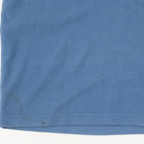 Kappa Men's Blue Fleece 1/4 Zip Pullover Sweatshirt Medium