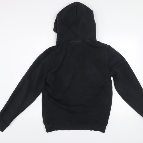 Jack Wills Men’s Black Pullover Hoodie Small Logo Fleece Sweatshirt
